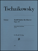 cover for 12 Piano Pieces Op. 40