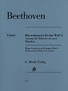 cover for Ludwig van Beethoven -¦Piano Concerto in E-Flat Major WoO 4