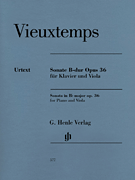 cover for Viola Sonata in B-Flat Major, Op. 36