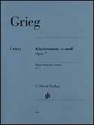 cover for Piano Sonata in E minor Op. 7