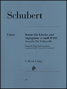cover for Sonata for Piano and Arpeggione A minor D 821 (Op. Posth. (Version for Violoncello)
