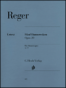 cover for 5 Humoresques for Piano Op. 20