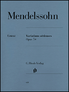 cover for Variations Sérieuses, Op. 54