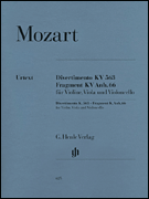 cover for String Trio E Flat Major K.563