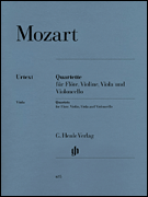 cover for Quartets for Flute, Violin, Viola, and Violoncello