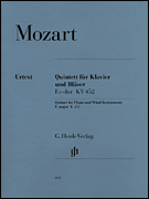 cover for Quintet for Piano and Wind Instruments in E-flat Major, K. 452