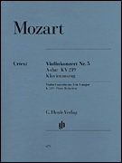 cover for Violin Concerto No. 5 in A Major K219