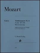 cover for Violin Concerto No. 4 in D Major K218