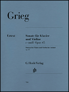 cover for Violin Sonata in C minor Op. 45