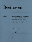 cover for Variations on Folk Songs, Op. 105 and 107