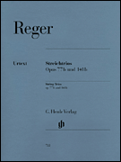 cover for String Trios A minor Op. 77b and D minor Op. 141b