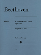 cover for Piano Sonata No. 26 in E Flat Major Op. 81a