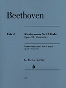 cover for Piano Sonata No. 15 in D Major, Op. 28 (Pastoral)