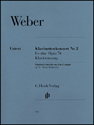 cover for Clarinet Concerto No. 2 in E-flat Major, Op. 74