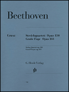 cover for String Quartet in B-flat Major, Op. 130 and Great Fugue, Op. 133