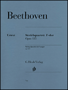 cover for String Quartet F Major Op. 135
