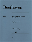 cover for Piano Sonata No. 18 in E Flat Major Op. 31