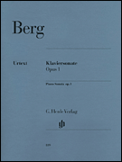 cover for Piano Sonata, Op. 1