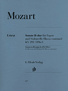 cover for Sonata in B-flat Major, K. 292 (196c)