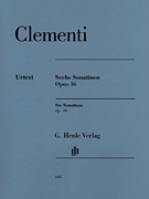 cover for 6 Sonatinas, Op. 36