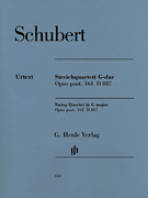 cover for String Quartet in G Major, Op. post. 161 D 887