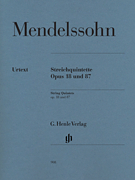cover for String Quintets, Op. 18 and 87