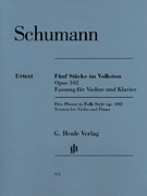 cover for 5 Pieces in Folk Style, Op. 102
