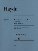 cover for Variations in F minor (Sonata), Hob.XVII:6