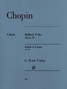 cover for Ballade in F Major, Op. 38