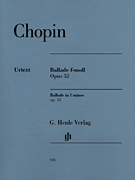 cover for Ballade in F minor Op. 52