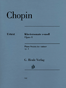 cover for Piano Sonata in C minor, Op. 4