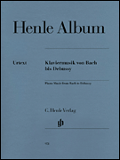 cover for Henle Album - Piano Music from Bach to Debussy