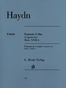 cover for Fantasia in C Major (Capriccio) Hob. XVII:4