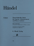 cover for 9 German Arias for Soprano, Solo Instrument and Basso Continuo