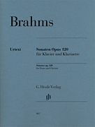cover for Clarinet Sonatas Op. 120