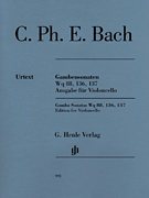 cover for Gamba Sonatas Wq 88, 136, 137