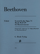 cover for Sextet in E-flat Major, Op. 71 and March, WoO 29