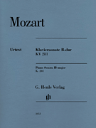 cover for Piano Sonata in B-flat Major, K281 (189f)