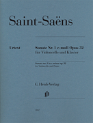 cover for Camille Saint-Saëns - Sonata No. 1 in C minor, Op. 32