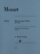 cover for Wolfgang Amadeus Mozart - Piano Sonata in D Major, K. 284 (205b)