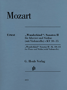 cover for Wolfgang Amadeus Mozart - Wunderkind Sonatas, Volume 2, K. 10-15