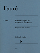 cover for Berceuse, Op. 16