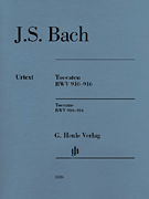 cover for Toccatas BWV 910-916