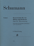 cover for Concert Piece for Four Horns and Orchestra, Op. 86