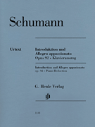 cover for Introduction and Allegro Appassionato for Piano and Orchestra, Op. 92