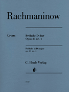 cover for Prélude in D Major Op. 23 No. 4