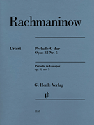 cover for Prélude in G Major Op. 32 No. 5