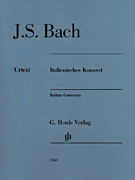 cover for Italian Concerto BWV 971