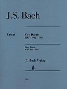cover for 4 Duets BWV 802-805