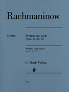 cover for Prélude in G-sharp minor, Op. 32 No. 12